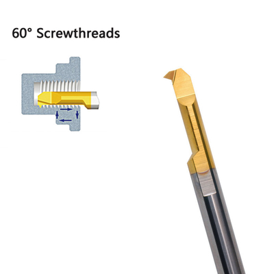 Solid Carbide Boring Tiny Tool MIR A60 Solid Carbide Boring Tools For Internal Threading Các công cụ khoan thép