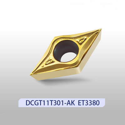 Mảnh tiện cacbua DCGT11T302-CL độ chính xác cao cho gia công CNC và hoàn thiện chi tiết kim loại