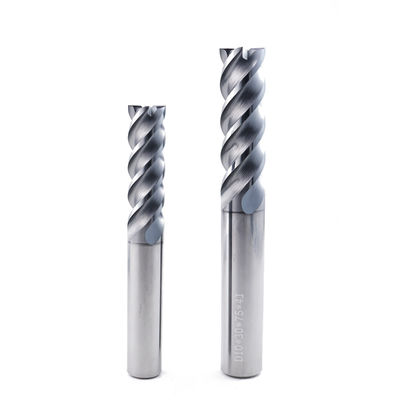 Dao phay U-Channel Carbide 4 mép cắt phủ AlCrN cho Thép Carbon Thấp
