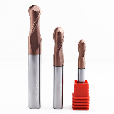 6mm Carbide Ball Nose End Mill 2 cây sáo để chế biến kim loại