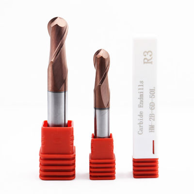 6mm Carbide Ball Nose End Mill 2 cây sáo để chế biến kim loại
