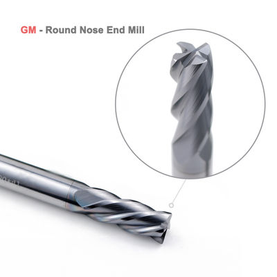 6mm Carbide Corner Radius End Mill 4 Flute ALCRN được phủ