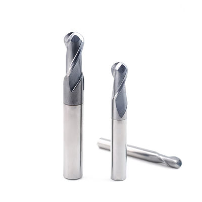 2 Flute Carbide Ball End Mill ALCRN Lớp phủ cho thép 45HRC